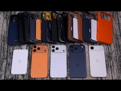 Видео: iPhone 17 серии — чехлы и аксессуары (Apple, Beats, Spigen и другие)