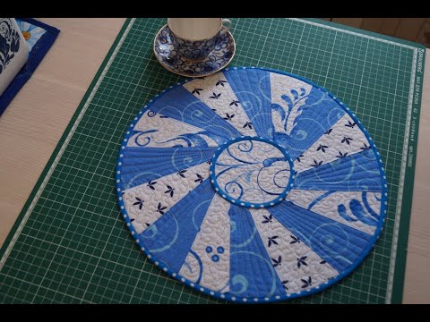 Видео: САЛФЕТКА "ГЖЕЛЬ" /  ШЬЕМ ИЗ ОСТАТКОВ ТКАНИ