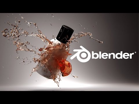 Видео: Симуляция воды в BLENDER