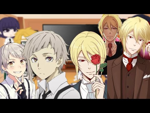 Видео: bsd react to atsushi as william james moriarty/Реакция бсд на Ацуши как уильям джеймс мориарти