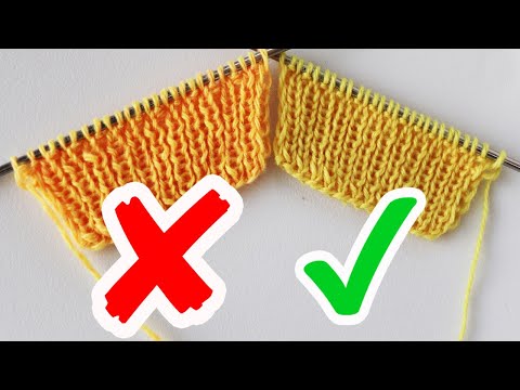Видео: ДОЛОЙ КРИВЫЕ ПЕТЛИ! ПОМОЖЕТ ТОЛЬКО ЭТО #спицами #вязание #knitting