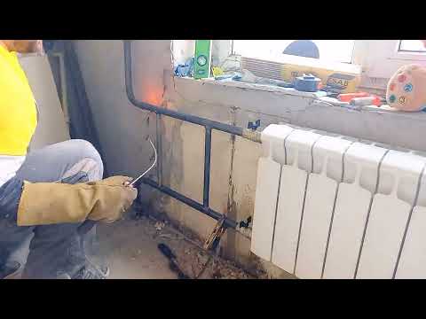 Видео: Установка двух радиаторов Рифар монолит.🥸