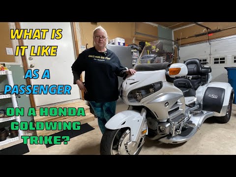 Видео: Каково это — быть пассажиром на трайке Honda Goldwing? Поехали!