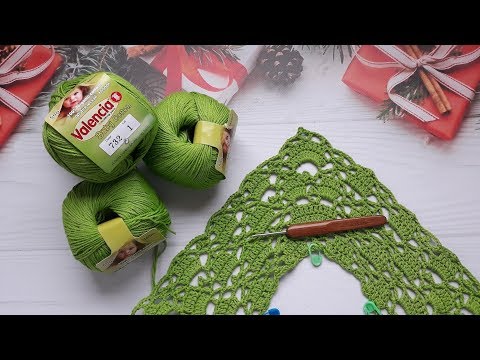 Видео: Платье "Весна". Часть 3. Кокетка крючком 2-4 ряды.