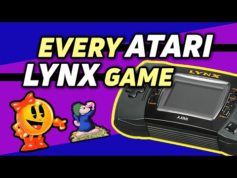 Видео: Библиотека Atari Lynx (1989) | Пробуем все 71 игру