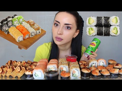 Видео: НЕМНОГО ОТКРОВЕНИЙ ❤️ Роллы Mukbang Ayka Emilly 🌸