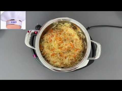 Видео: Пирожки с капустой в посуде АМС