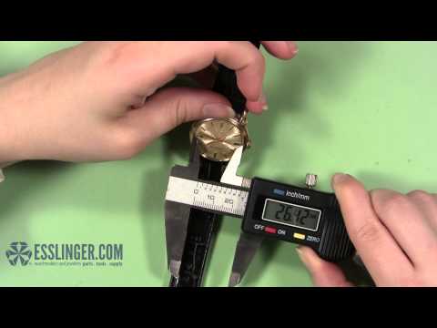 Видео: Как измерить выпуклое пластиковое стекло часов — пустой безель