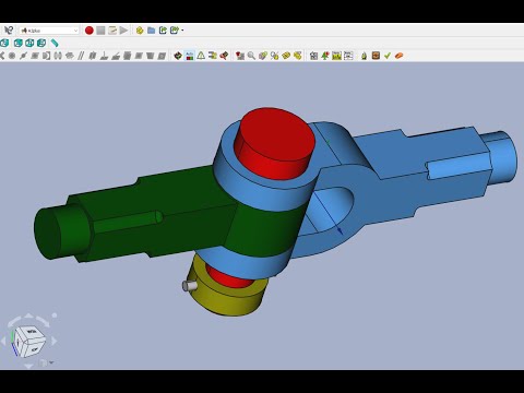 Видео: FreeCAD Часть 28. Сборка в верстаке A2plus