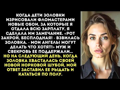 Видео: «Тебе жалко обоев для детей? Ты просто злая бесплодная тварь, вот и бесишься!» — заявила мне золовка