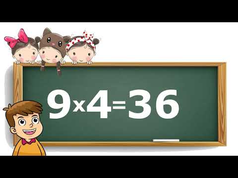Видео: Таблица умножения на 9