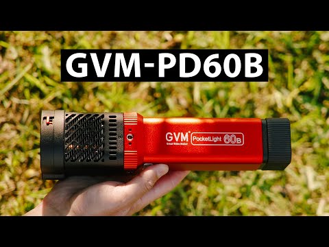 Видео: Обзор GVM PL60D. Карманный биколорный свет мощностью 60 Вт для съемки видео. GVM Pocket Light.