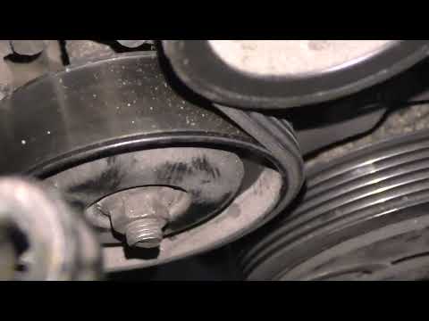 Видео: Замена помпы. NISSAN ALMERA engine QG16 2007г