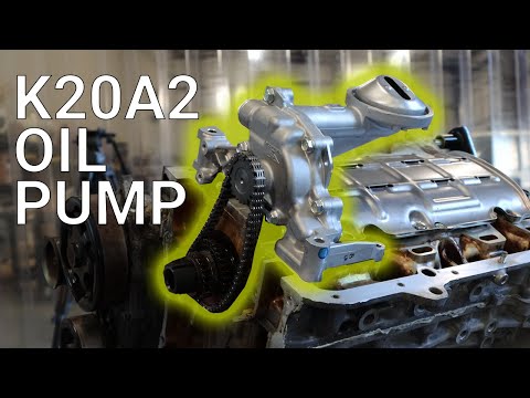 Видео: Модернизация масляного насоса K20A2 установлена ​​на JDM K24A!