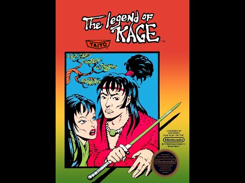 Видео: nes  Legend of Kage Полное прохождение