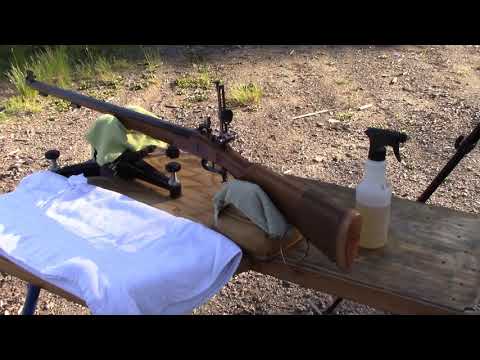 Видео: 825 ярдов, дульнозарядное ружье с боковым замком .45 калибра, 3 выстрела менее MOA