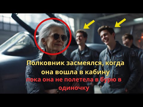 Видео: Полковник рассмеялся, когда она вошла в кабину — пока она не полетела в шторм одна.
