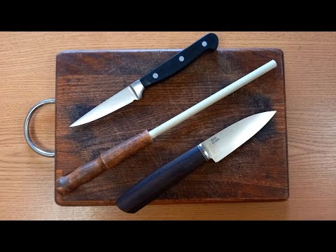 Видео: Правка ножа мусатом. Какие последствия?