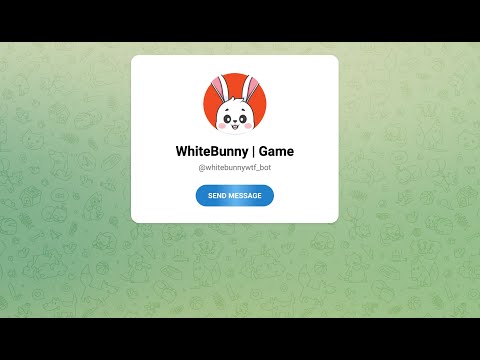 Видео: WhiteBunny | Game - Обзор на русском | Новая тапалка в телеграм! Что ожидать от WhiteBunny Bot