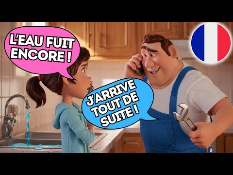 Видео: 5 простых диалогов на французском языке (A1–A2) | Французский для начинающих | Вызовите сантехника