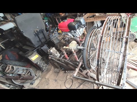 Видео: Как сделать КАРТОФЕЛЕУБОРОЧНЫЙ КОМБАЙН из ВЕЛОСИПЕДНЫХ КОЛЕС! 1 часть