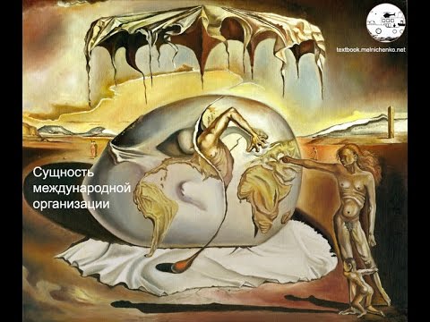 Видео: Сущность международной организации