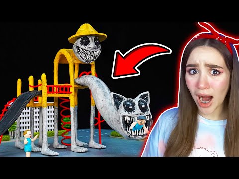 Видео: НЕ ВЗДУМАЙ ЛЕПИТЬ ГОРКУ ПОЖИРАТЕЛЬ ZOONOMALY 😱 в Реальной Жизни