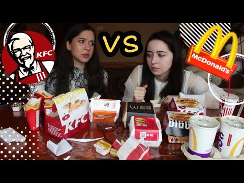 Видео: MC DONALD'S ПРОТИВ KFC/ЧЕЛЛЕНДЖ С #AykaEmilly #MCDONALDS #KFC