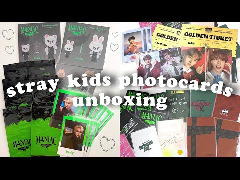 Видео: большая распаковка фотокарт stray kids и другого мерча 🗂 kpop collective haul pt.1