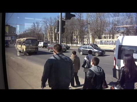 Видео: Ярославль / Jaroslavl' / Yaroslavl. 71-619 tram. Route 7