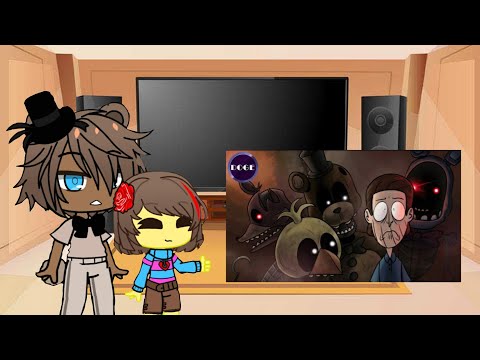 Видео: Реакция андертейл и фнаф на Куплинов против сгоревших медведей