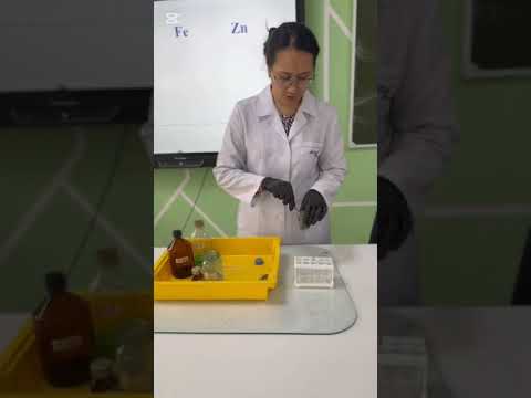 Видео: 8 сынып №1 практикалық жұмыс. Металдардың белсенділігін салыстыру