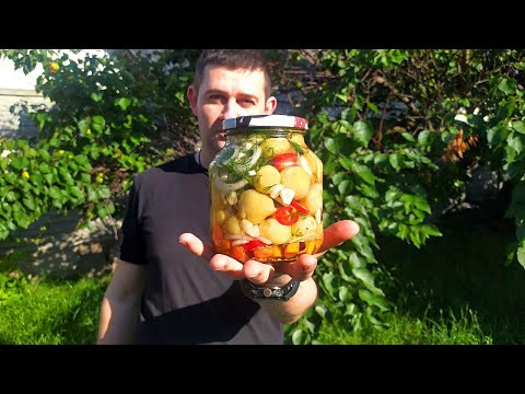 Видео: Маринованный молодой картофель в банке, ТОП закуска