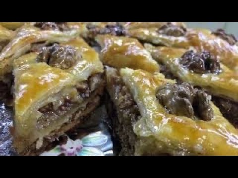 Видео: Пахлава из слоёного теста | Փախլավա | Baklava