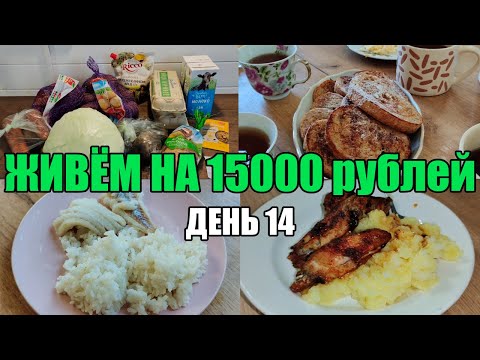 Видео: Живём на 15000 в месяц/Экономное меню на семью из 4 человек