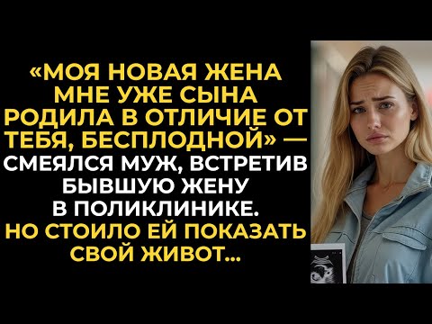 Видео: «Моя новая жена мне сына родила в отличие от тебя» — смеялся муж, над бывшей женой. Но стоило ей…