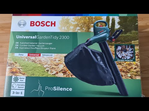 Видео: 4K Обзор UniversalGardenTidy 2300 / Распаковка Bosch Universal Garden Tidy 2300W - Новинка 2021года.