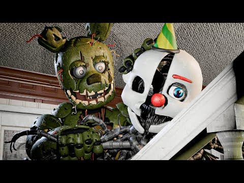 Видео: Спрингтрап ВЫРУБАЕТ ЭННАРДА и играет во FNAF 3 (3 Ночь) ФНАФ АНИМАЦИЯ