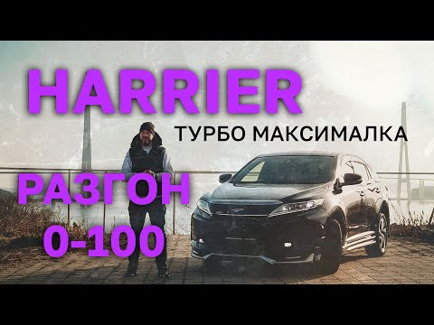 Видео: TOYOTA HARRIER [ ASU60] МАКСИМАЛКА😍ТУРБО! РАЗГОН 0-100🌊