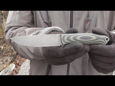 Видео: Обзор и тесты ножа Apus Knives Guard Dog