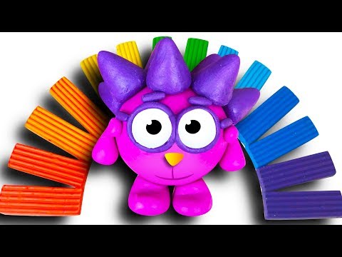 Видео: Пластилиновые СМЕШАРИКИ - Лепим Ёжика из мультика про Смешариков