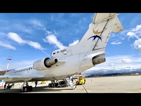 Видео: Полёт на легендарном Як-42 в Сочи