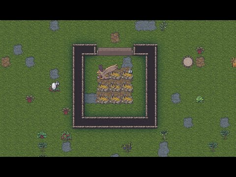 Видео: Dwarf Fortress. Птица Рух в начале игры.