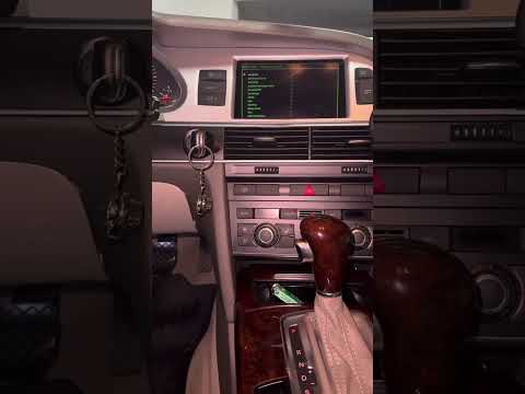 Видео: Audi a6 c6 4f підключення Блютуз адаптера MMI 3