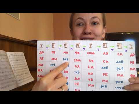 Видео: Как устроена музыка-2 (теория+практика): мажорный лад, диезы и бемоли и чижик-пыжик