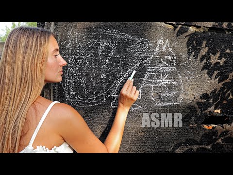 Видео: АСМР Мурашечные ЗВУКИ МЕЛА Рисую СТРАШНУЮ ИСТОРИЮ | ASMR Chalk Drawing SOUNDS CHALK Tapping NAILS