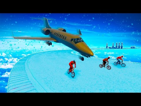 Видео: ОГРОМНЫЕ САМОЛЕТЫ ПРОТИВ БЕГУНОВ НА BMX! (GTA 5 Смешные моменты)