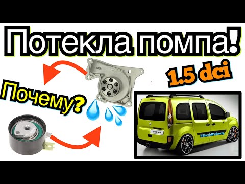 Видео: Рено Кенго 2 ПОМПА ПОТЕКЛА! ЧОМУ? 1.5 dci Kangoo the pump flowed! Kangoo 2. Citan. Kangoo 3. Clio.