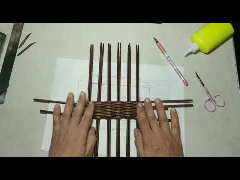 Видео: Плетёнка для специй или хлеба. Загибка валик.