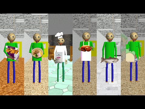 Видео: Лучшая кулинария и еда Baldi's Basics [Mod]